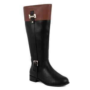 Jones New York Leodenn Knee High Riding Boots EUC Brown/Brown Size 8.5
